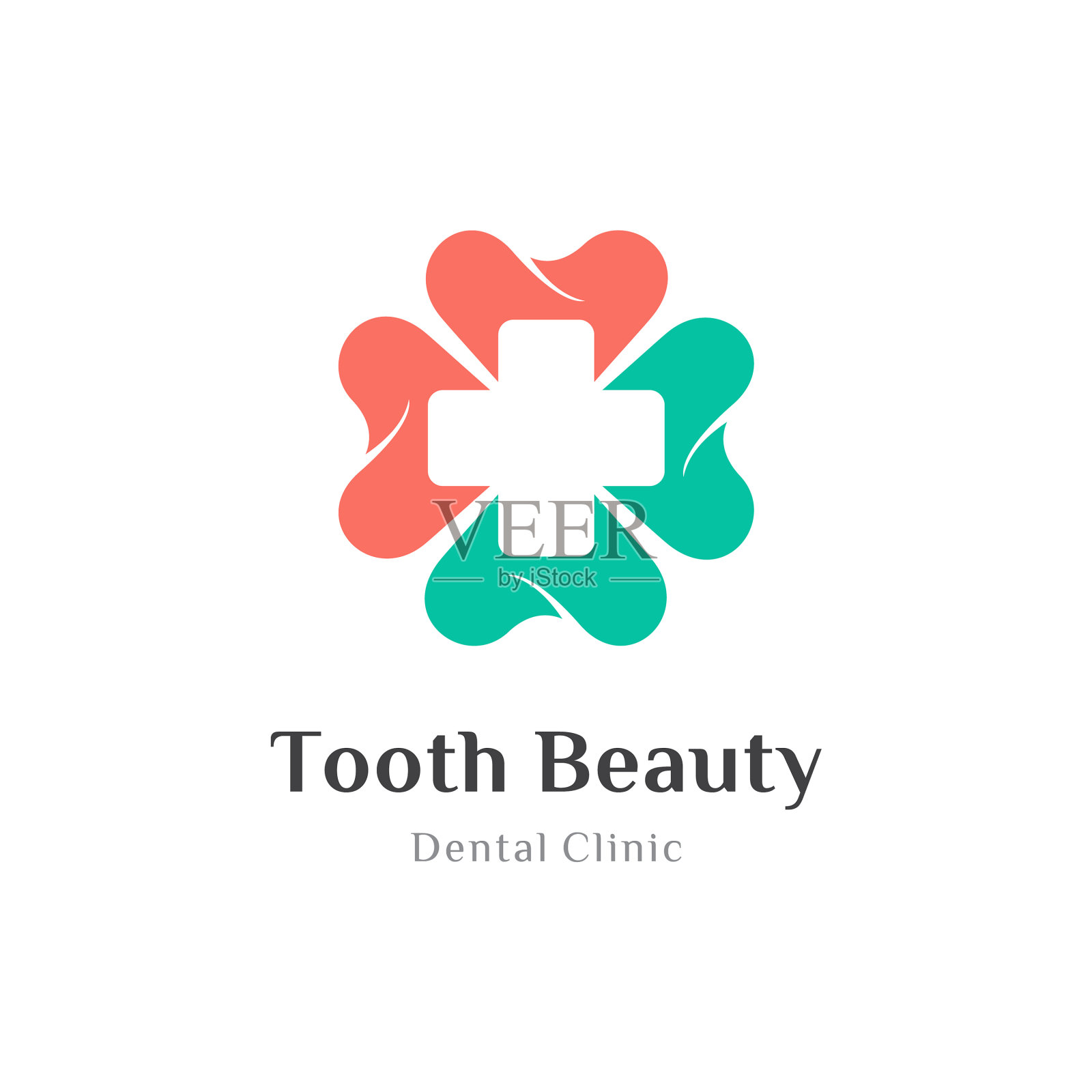 牙科标志模板插画图片素材