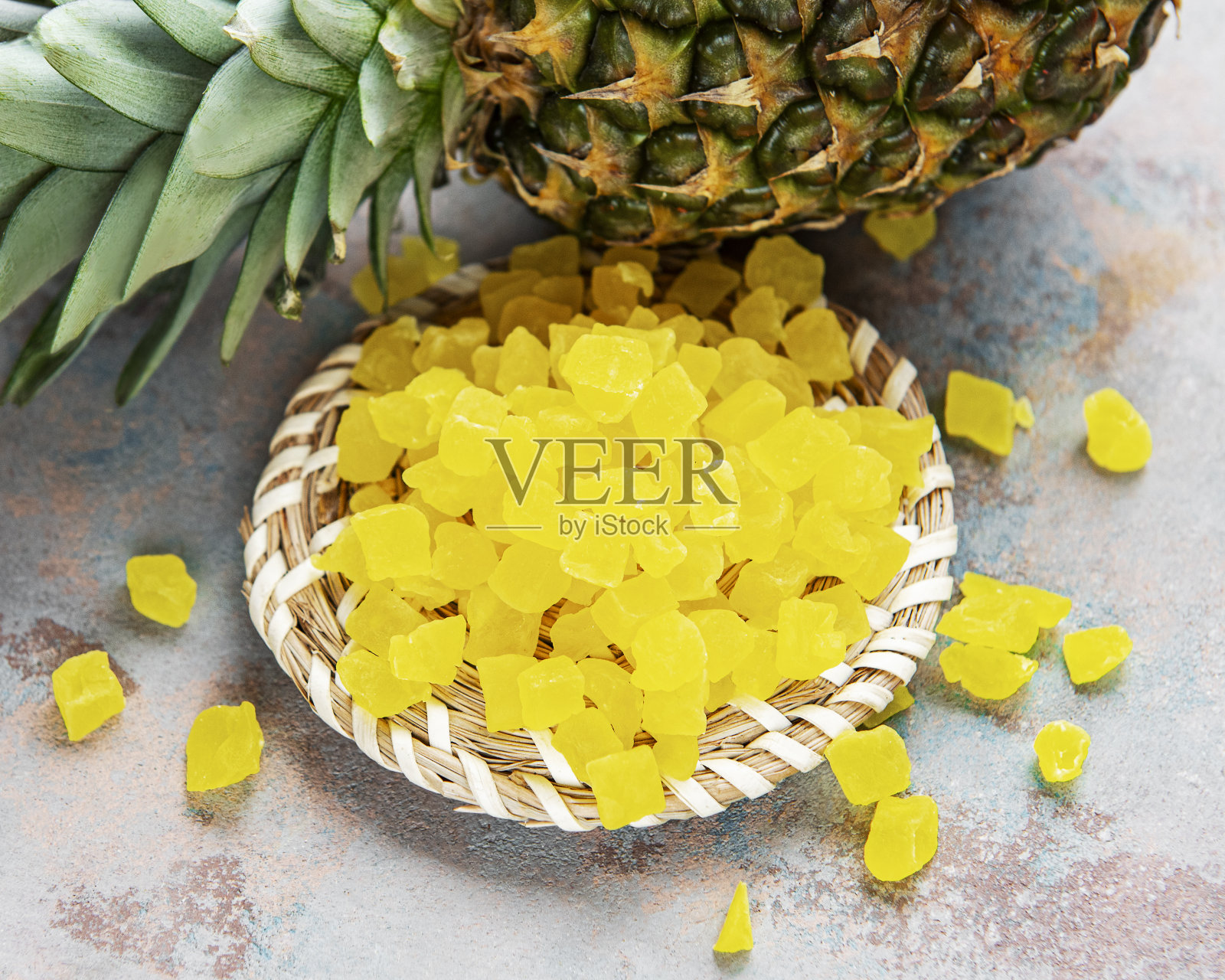 甜菠萝蜜饯照片摄影图片