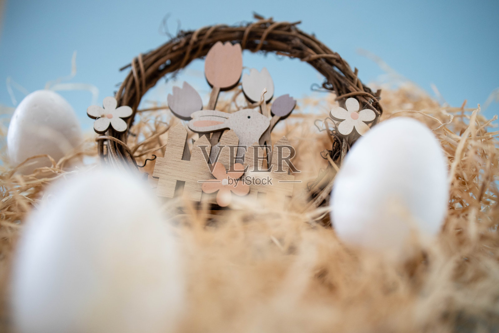 复活节装饰照片摄影图片