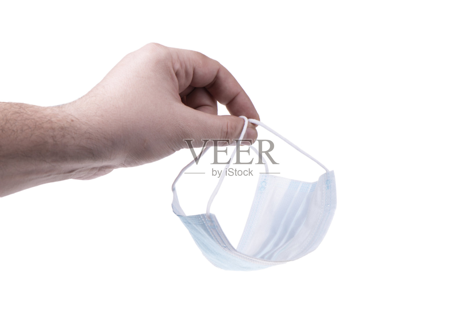 手持防护面罩照片摄影图片