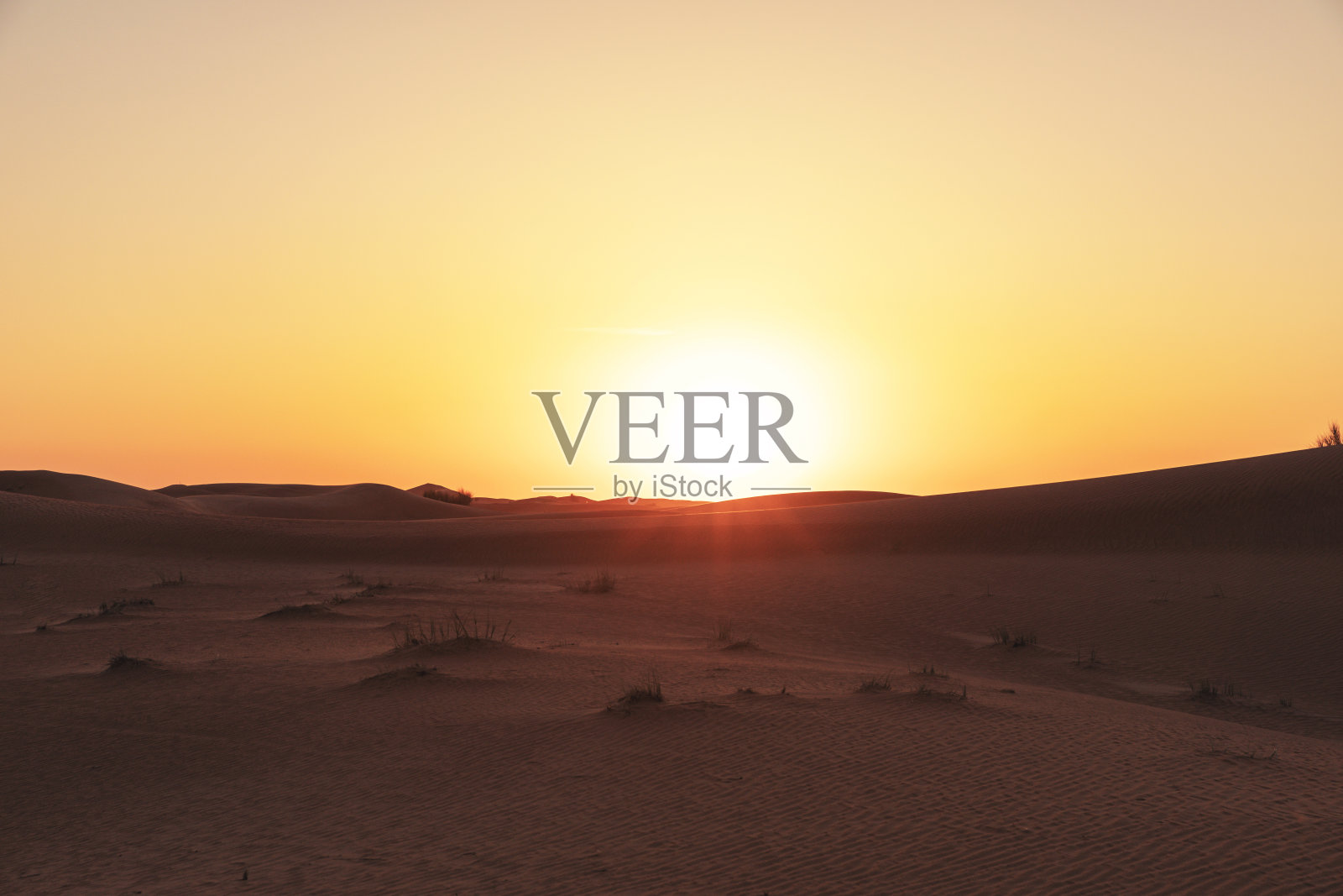 阿拉伯沙漠日落照片摄影图片