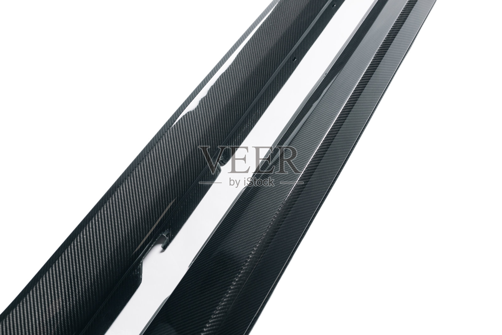 碳调优部分孤立白色背景照片摄影图片