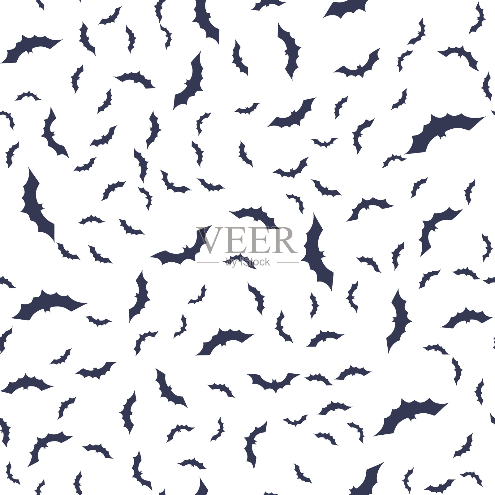 以蝙蝠为背景的抽象无缝图案插画图片素材