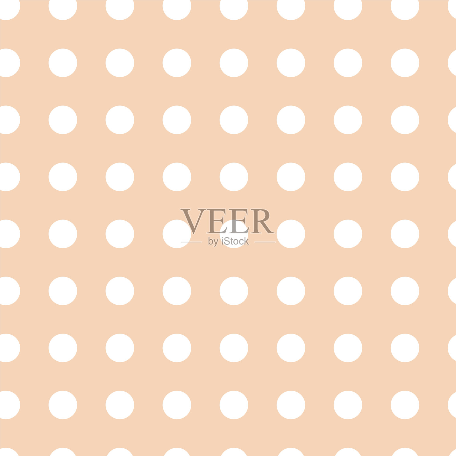 白色圆圈在彩色背景上点斑点插画图片素材