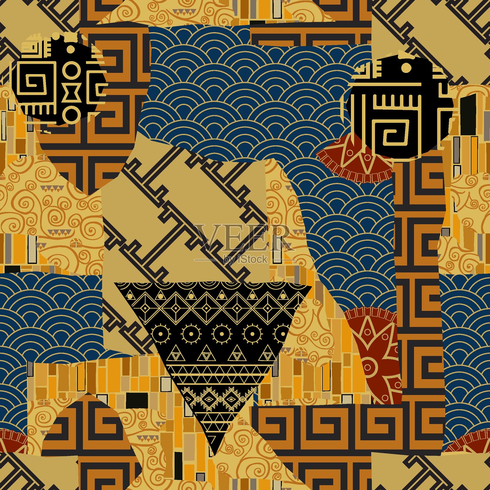 抽象背景矢量插画图片素材