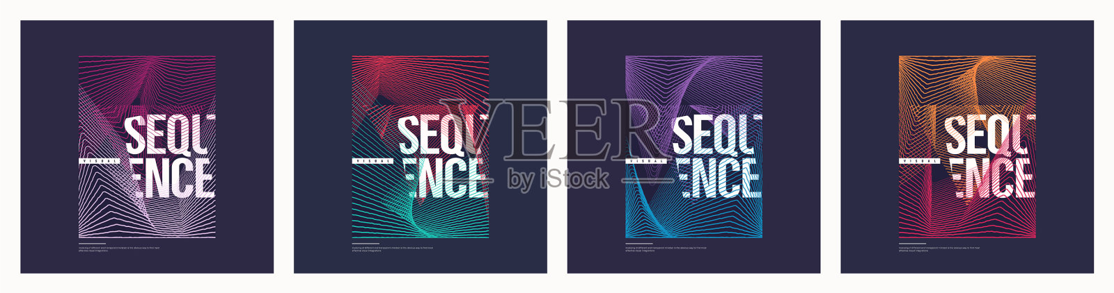 设置数字几何设计模板素材