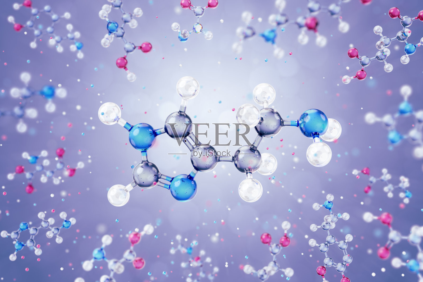 组胺分子照片摄影图片