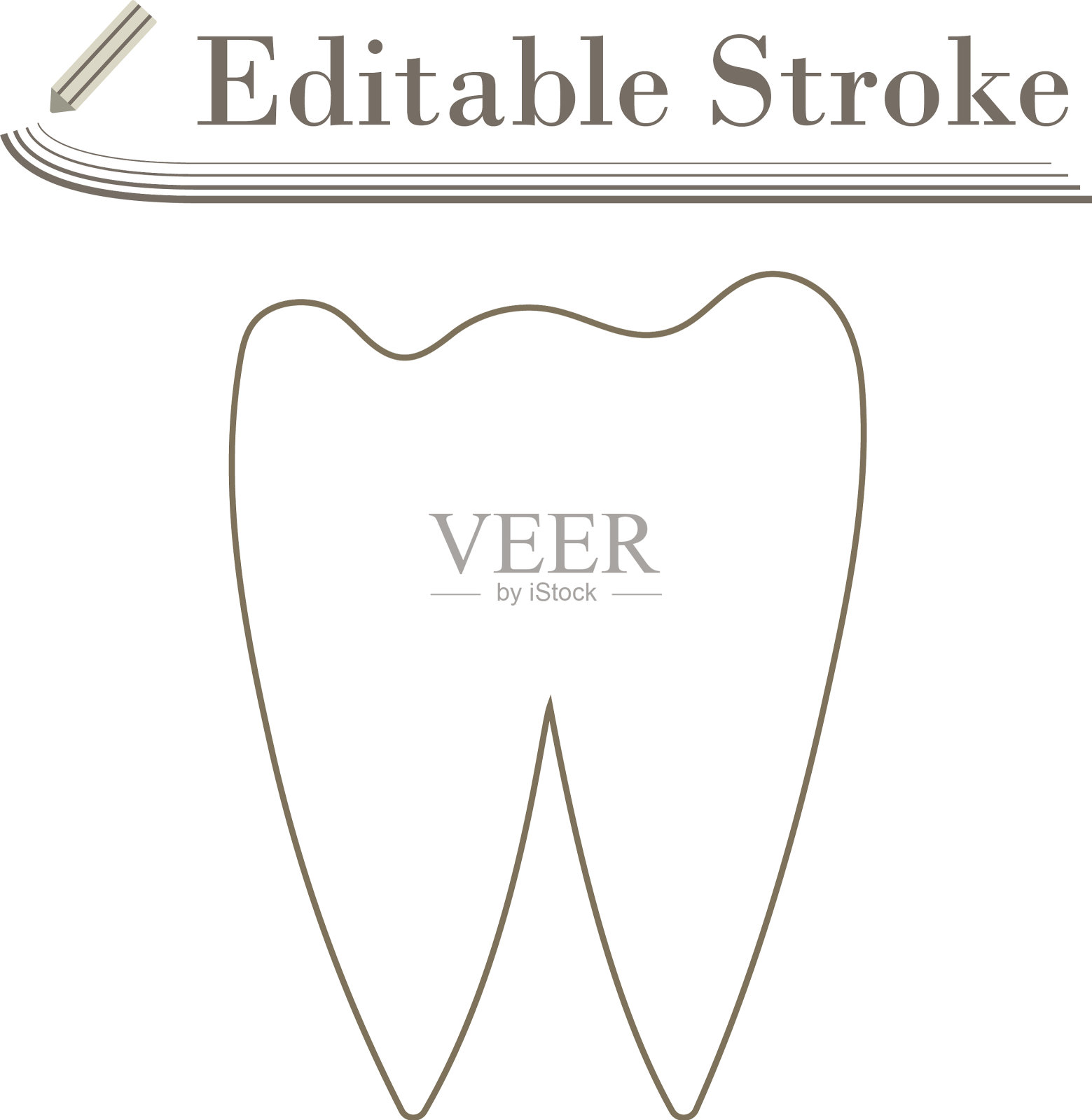 牙图标插画图片素材
