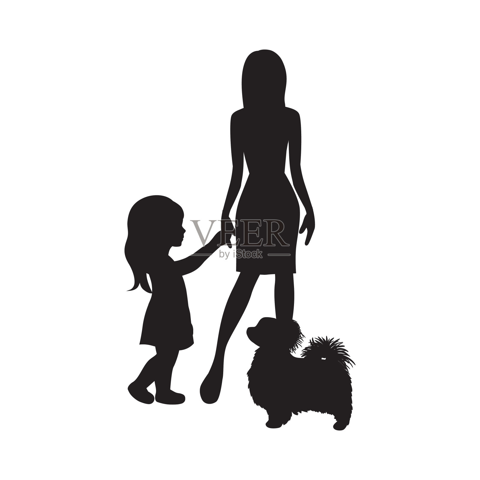 幸福的家庭插画图片素材