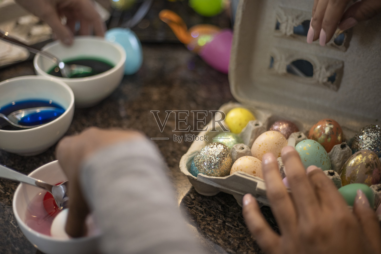 复活节彩蛋死亡照片摄影图片