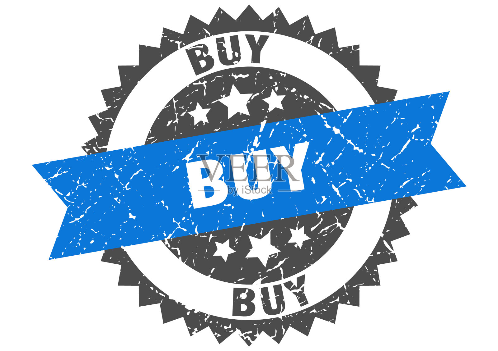 买带缎带的邮票垃圾圆形标志设计元素图片