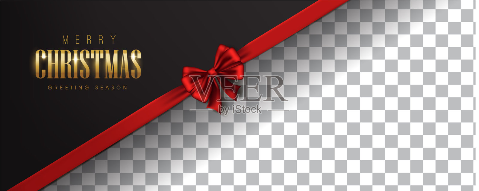 书法圣诞快乐金色纹理和插画图片素材