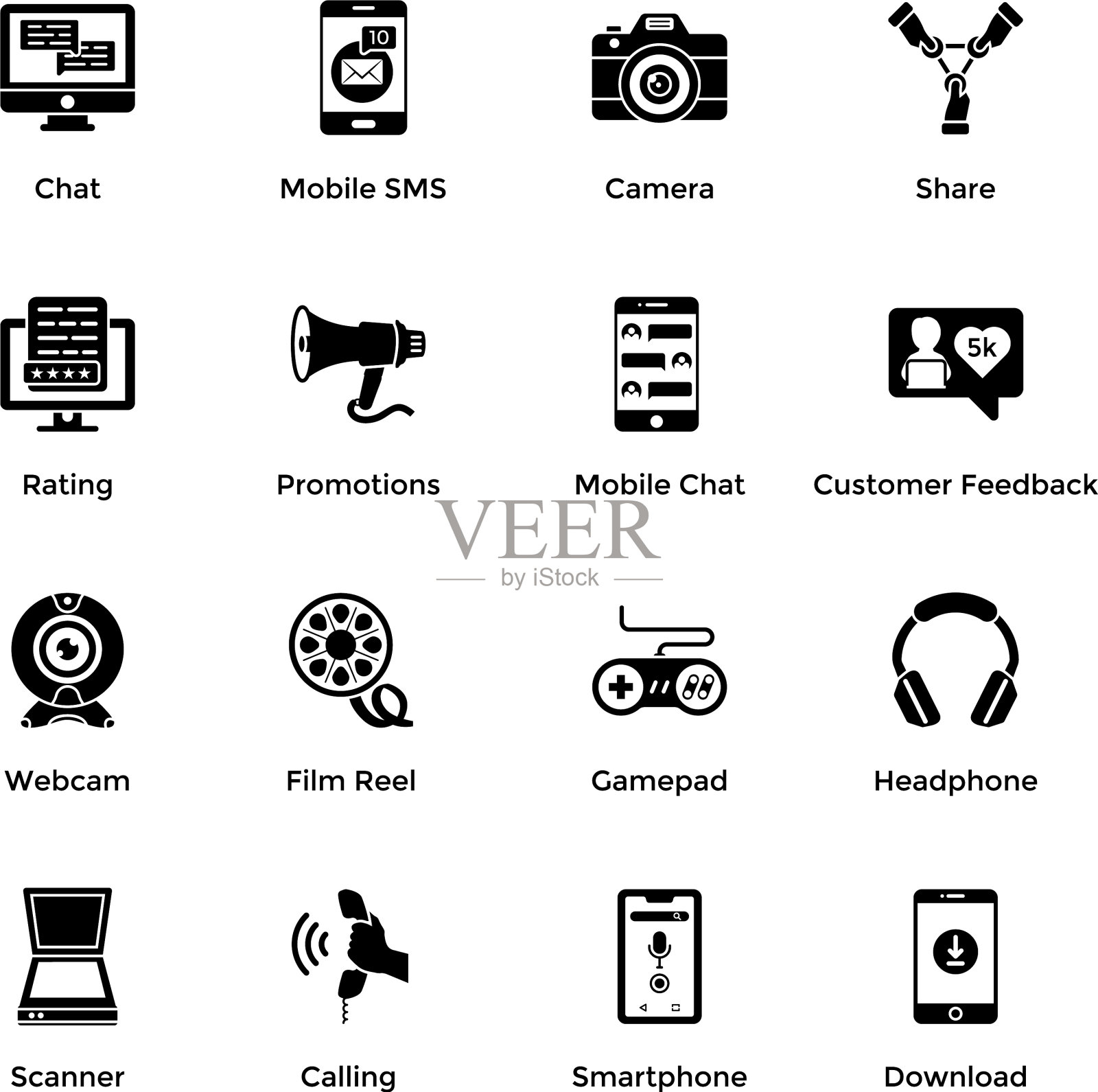 社交网络图标图标素材