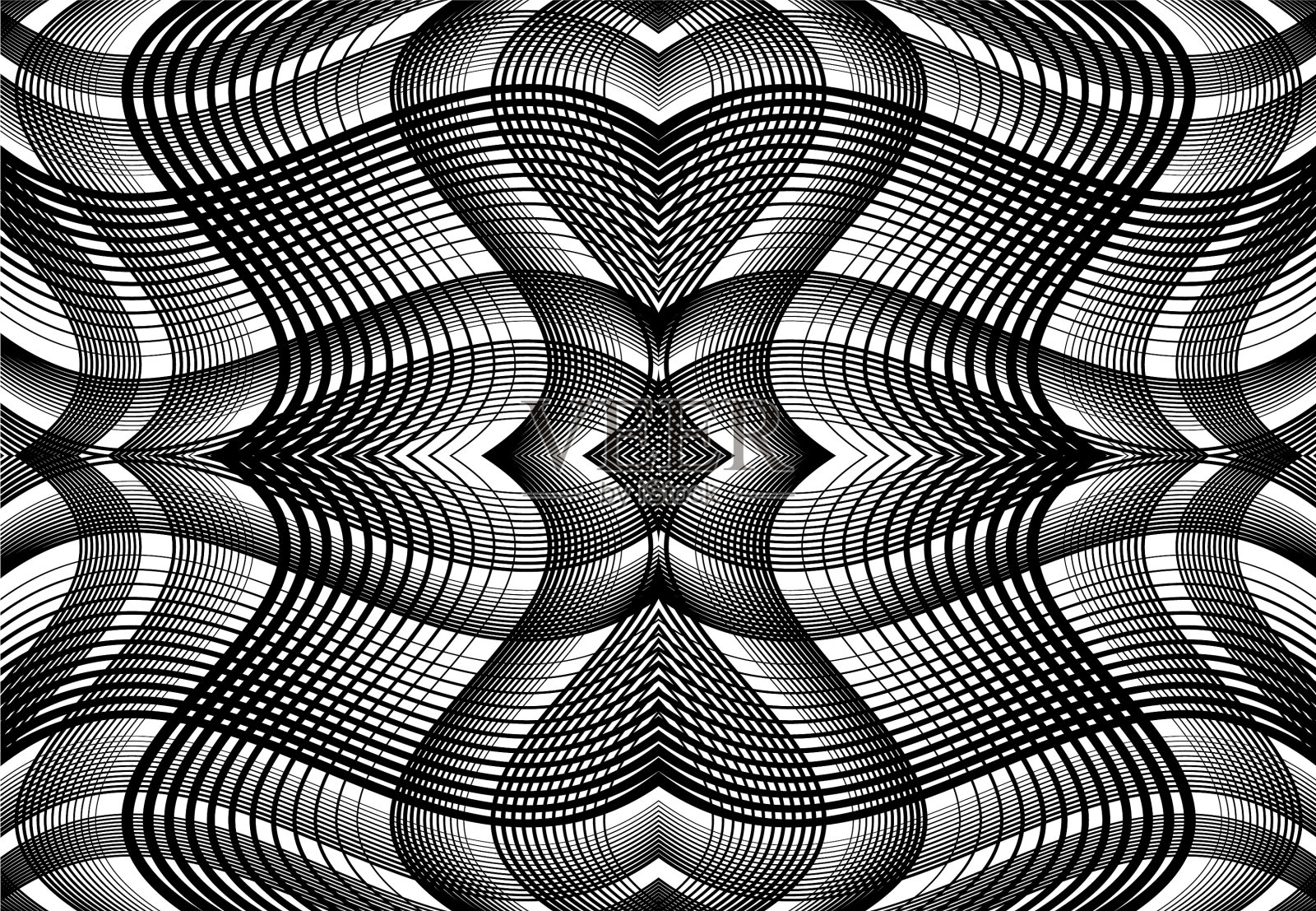 可重复和平铺网格网格之字形插画图片素材