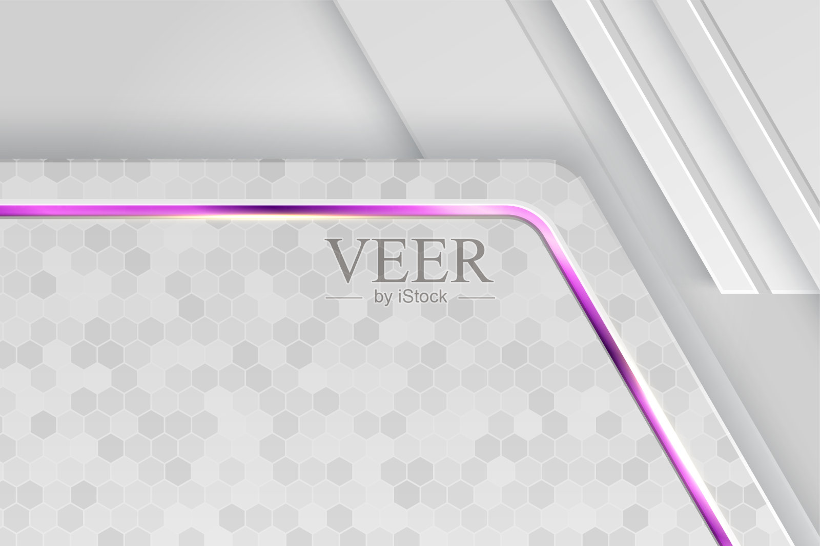 豪华背景白色和灰色阴影在3d抽象风格插画图片素材