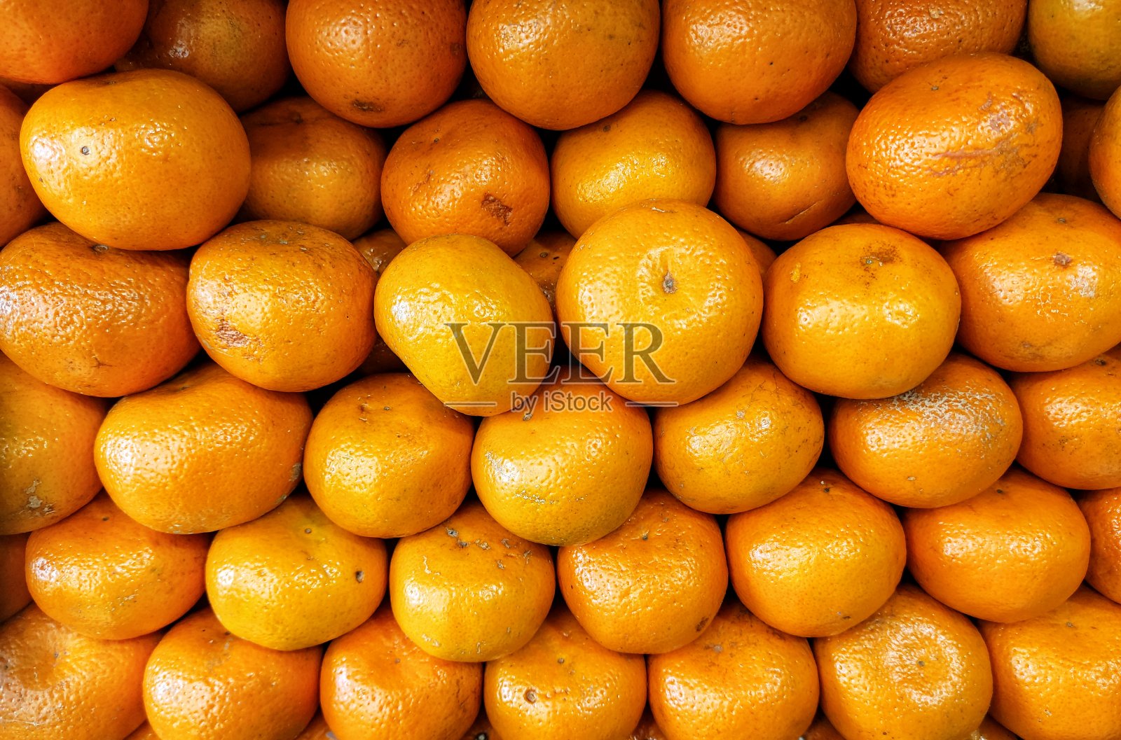 在水果市场上出售的排列整齐的柑橘类水果照片摄影图片