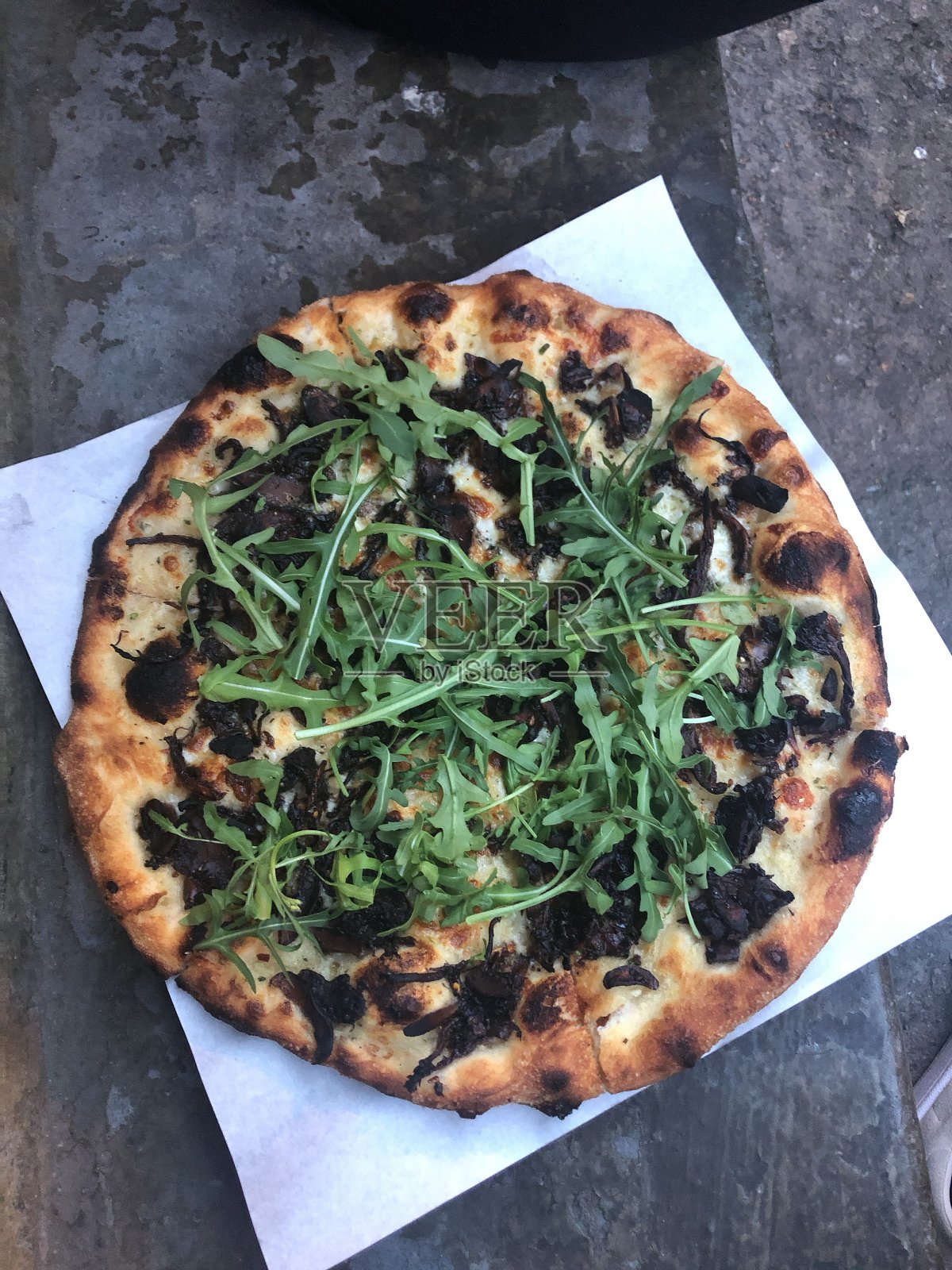 火箭的披萨照片摄影图片