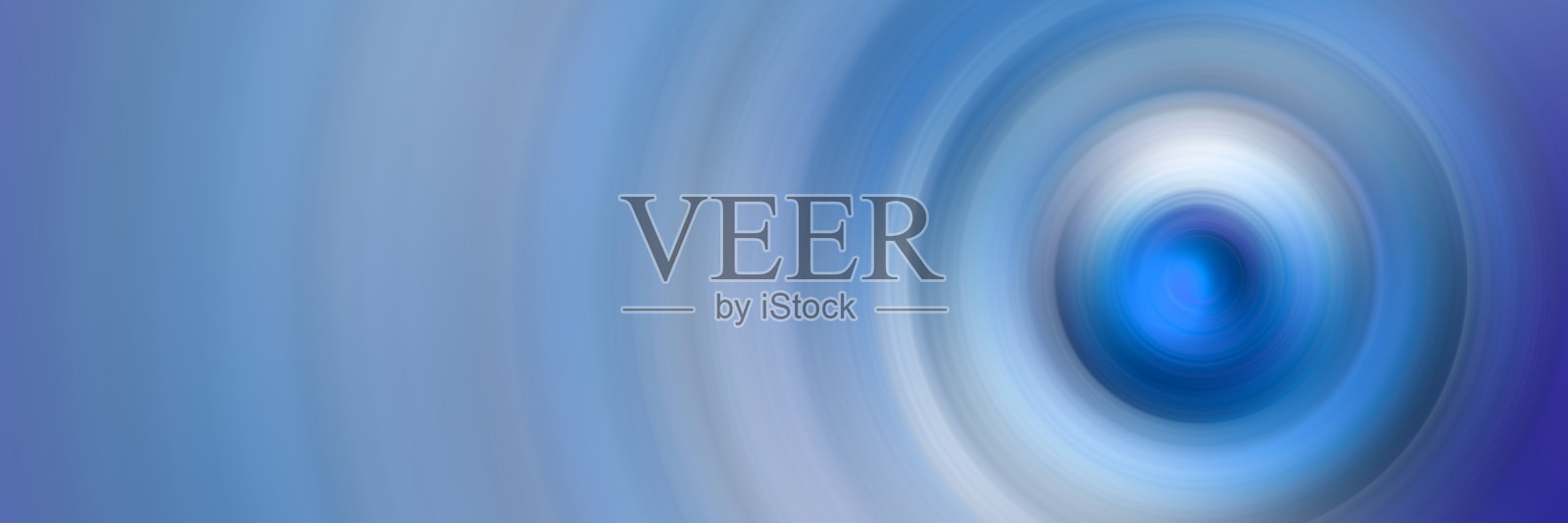 抽象的圆形蓝色背景。照片摄影图片