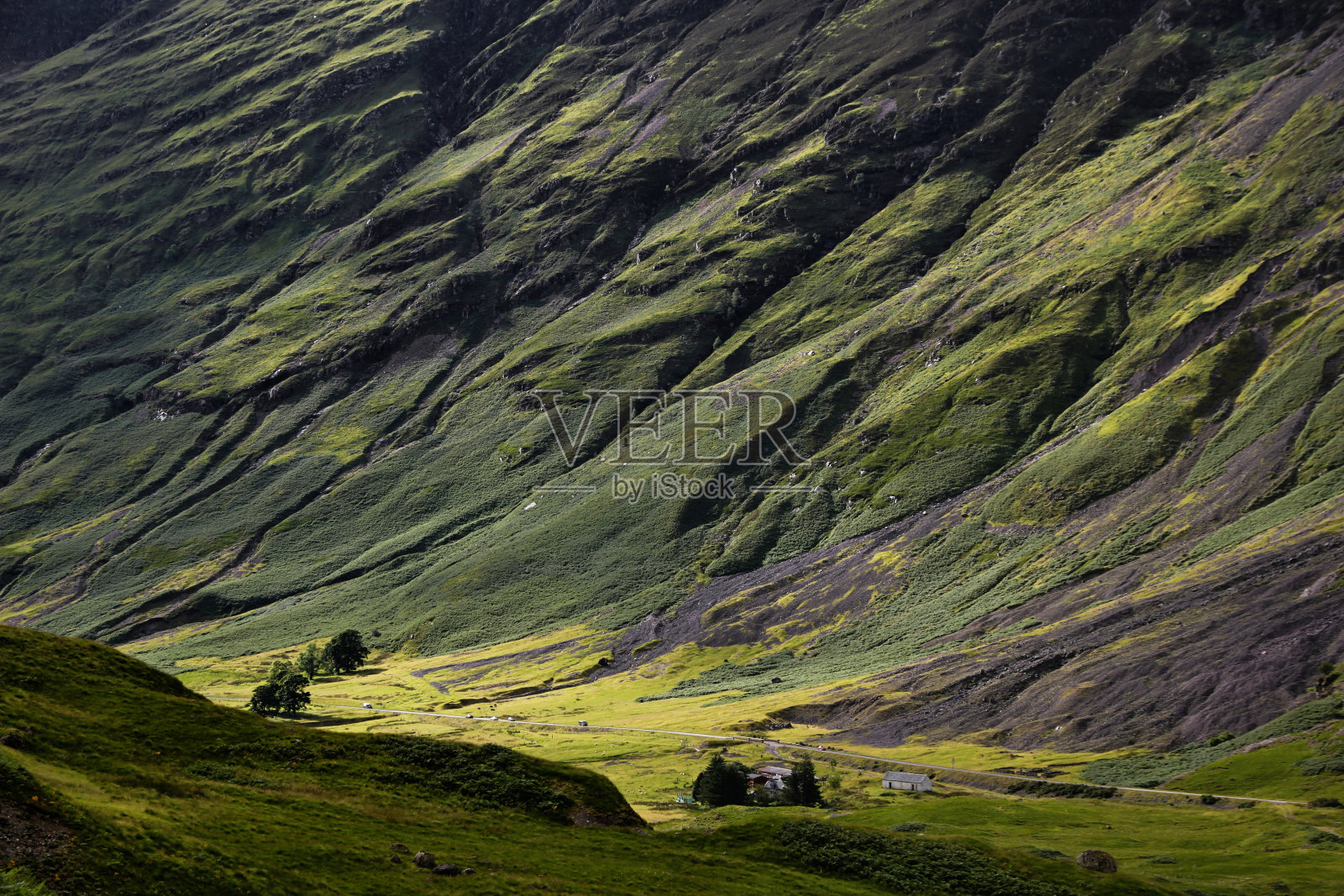 交谈之后山谷,苏格兰照片摄影图片