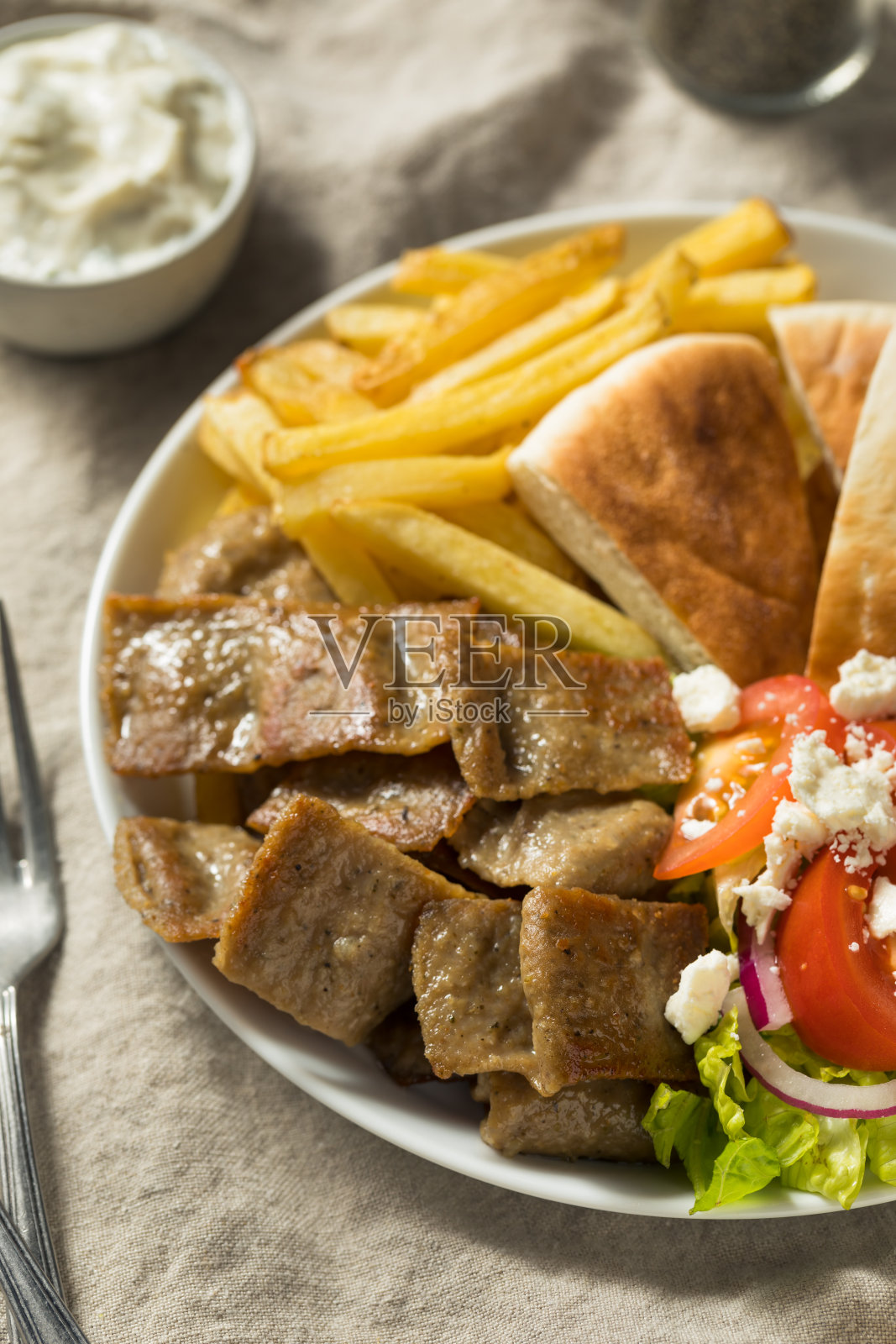 自制希腊陀螺盘照片摄影图片