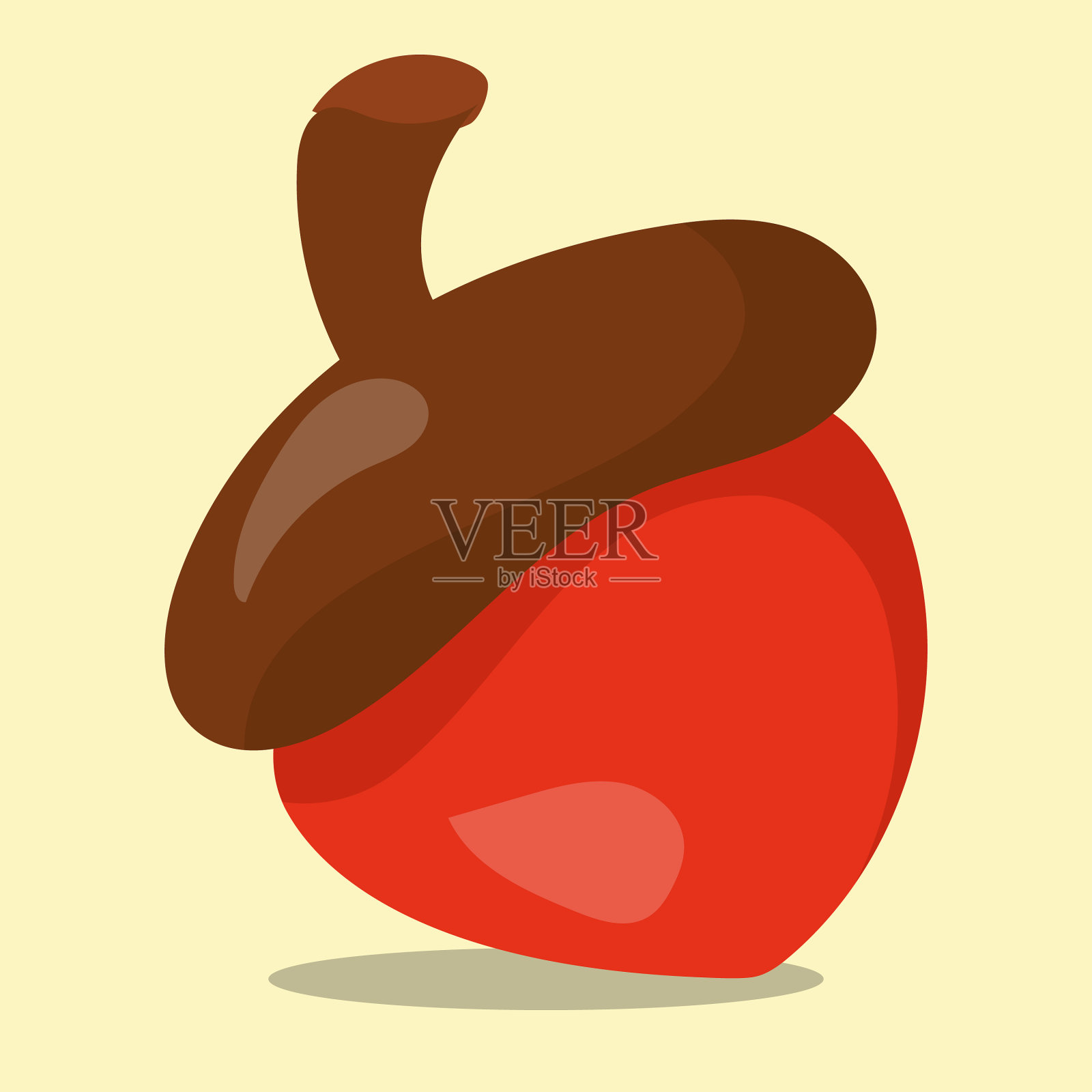 给予感谢红色12插画图片素材