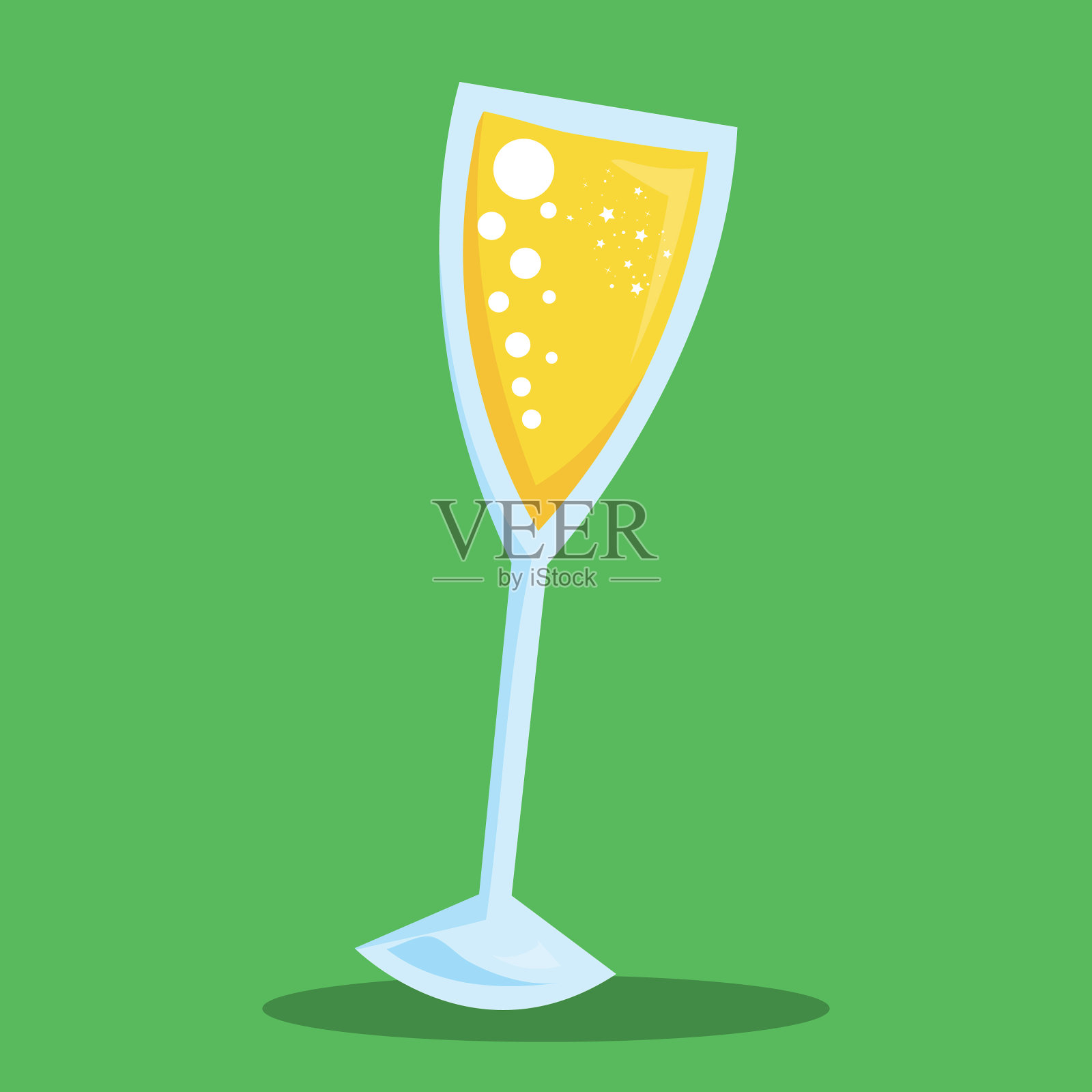 新年快乐粉红葡萄酒07插画图片素材