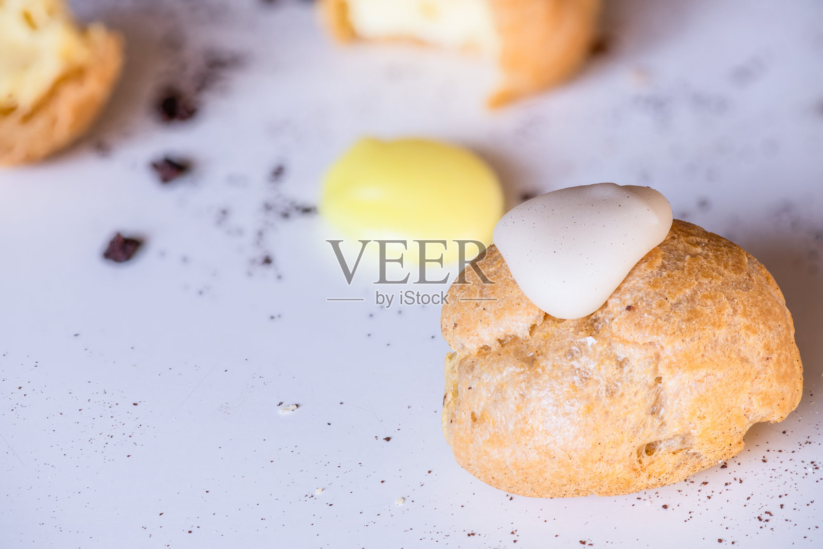 美味、香甜的意大利糕点照片摄影图片