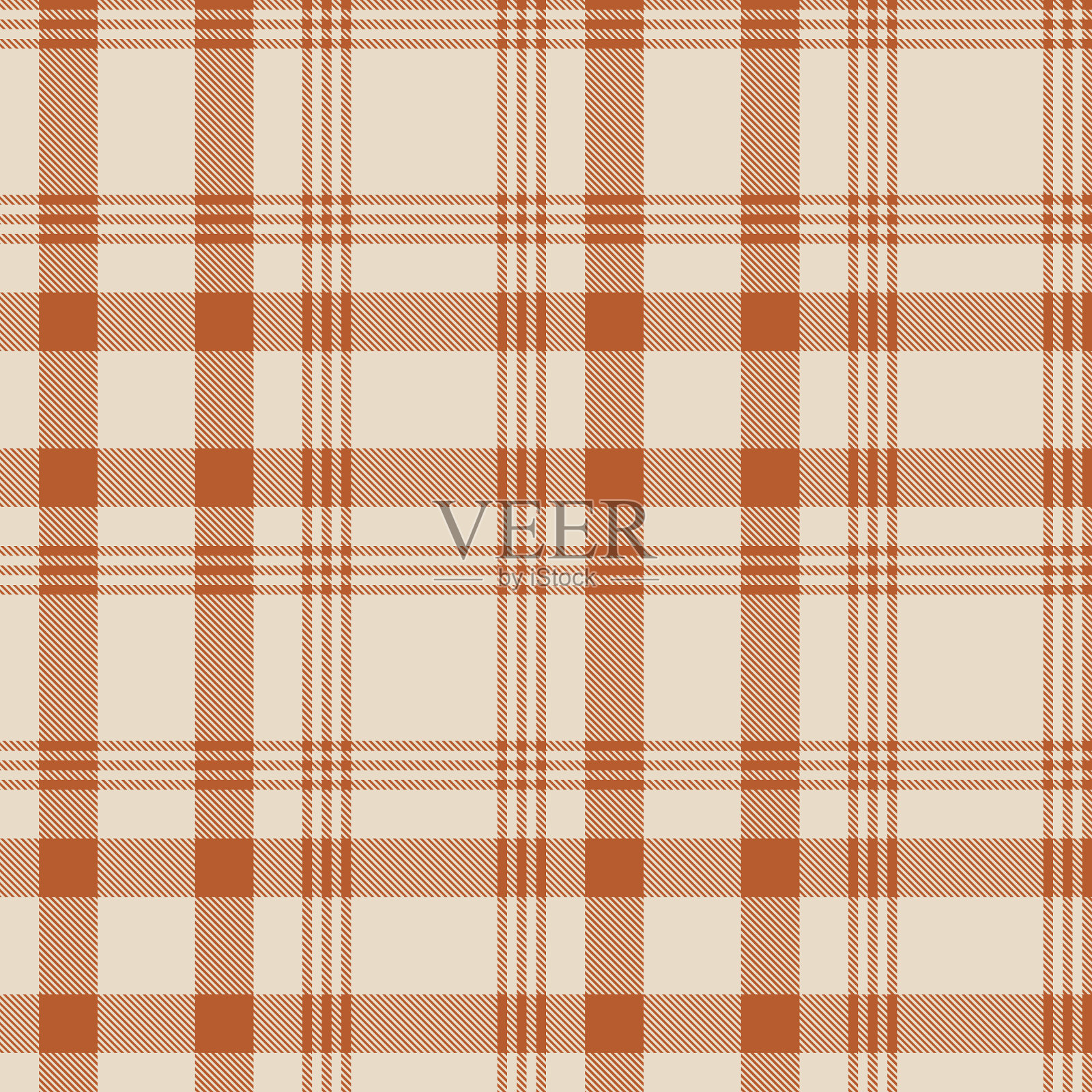 橙色格伦格纹无缝图案插画图片素材