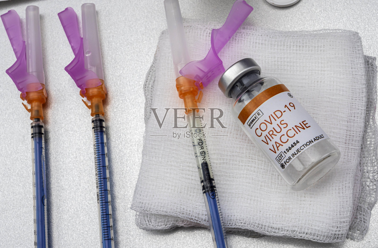 冠状病毒covid-19疫苗在医院,概念图像照片摄影图片