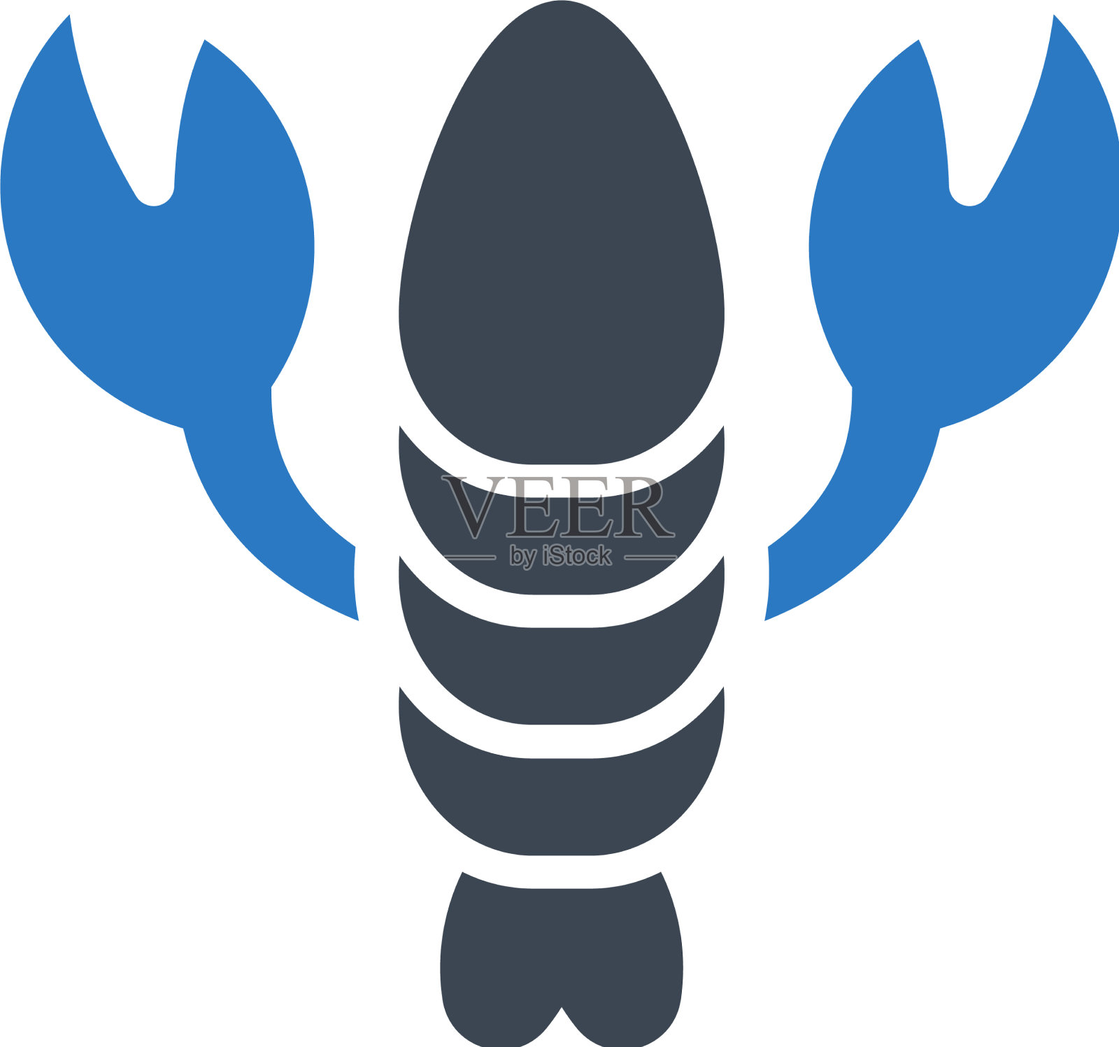 龙虾图标插画图片素材