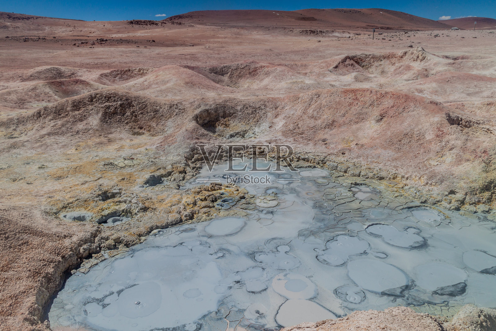 Sol de Manana 间歇泉场,玻利维亚照片摄影图片