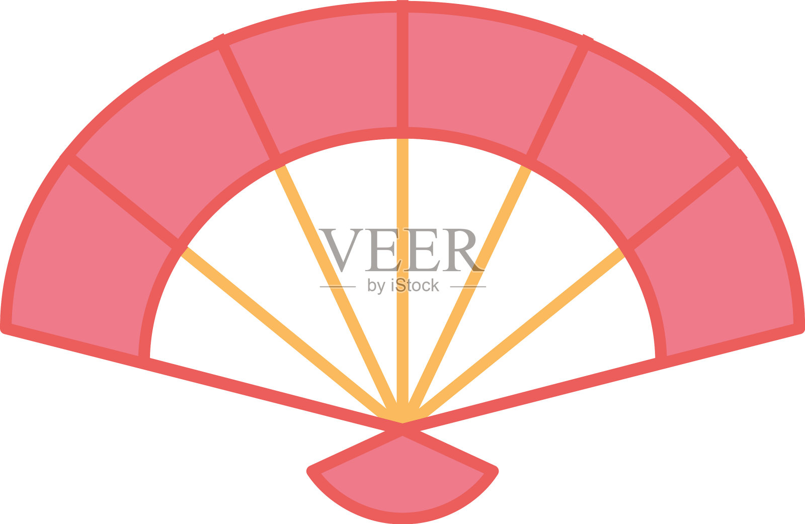 扇配件经典东方元素装饰图标素材
