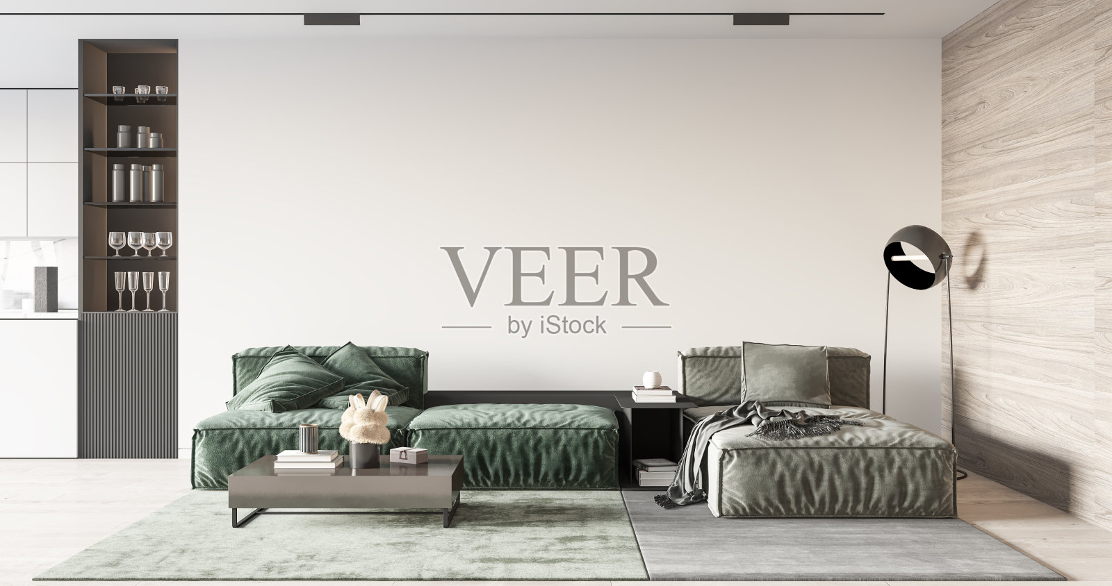 室内客厅墙模型照片摄影图片