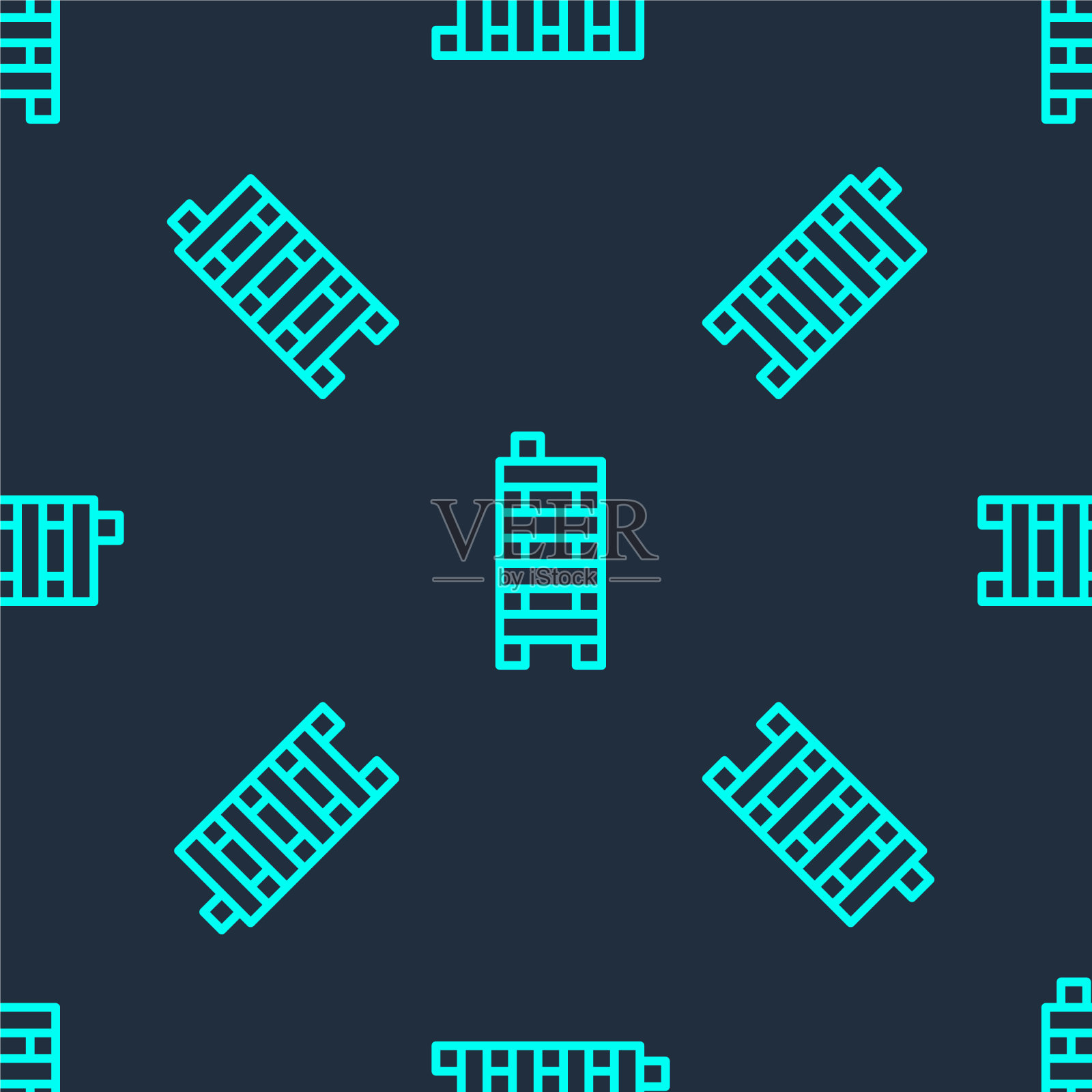 青线麻将牌图标孤立无间插画图片素材