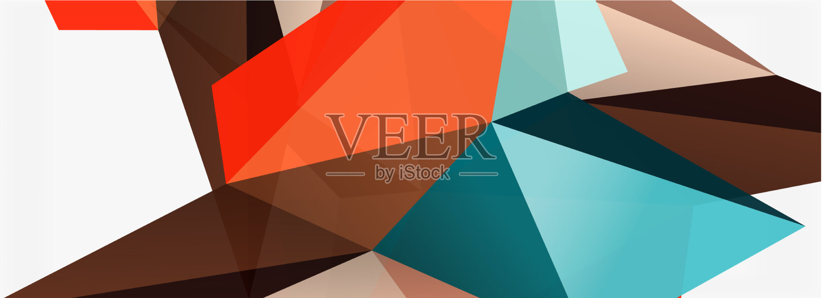 3d马赛克抽象背景低聚形状插画图片素材