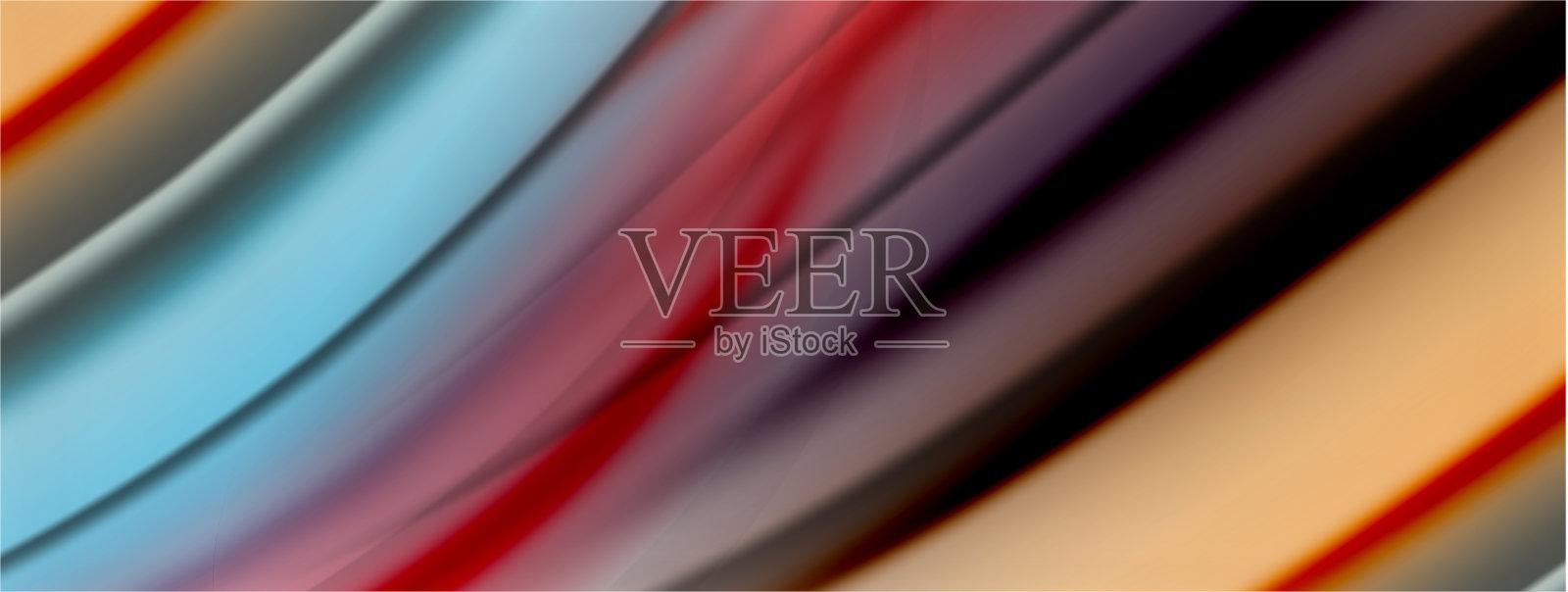 抽象的背景流畅模糊的线条插画图片素材