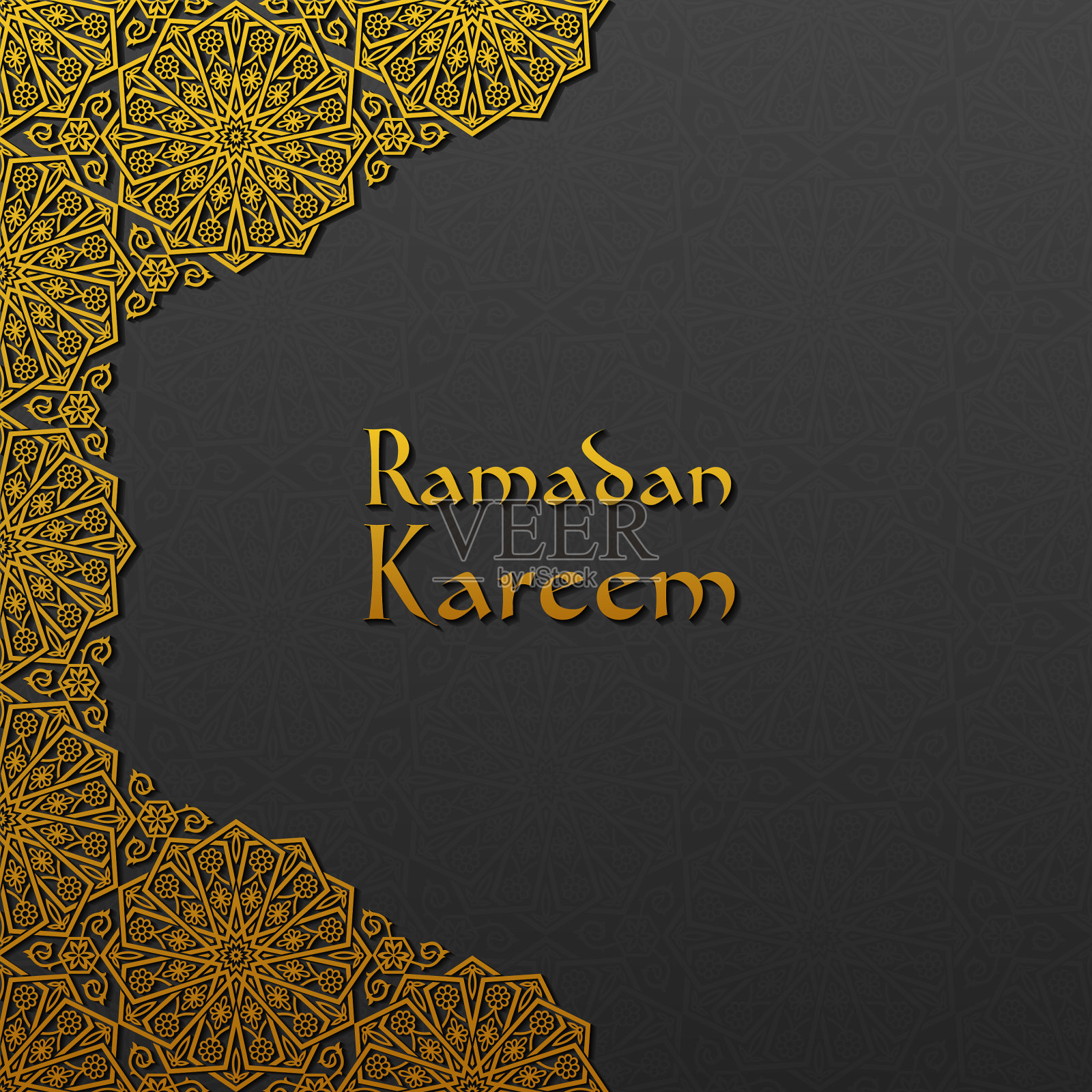 背景与传统花卉装饰插画图片素材