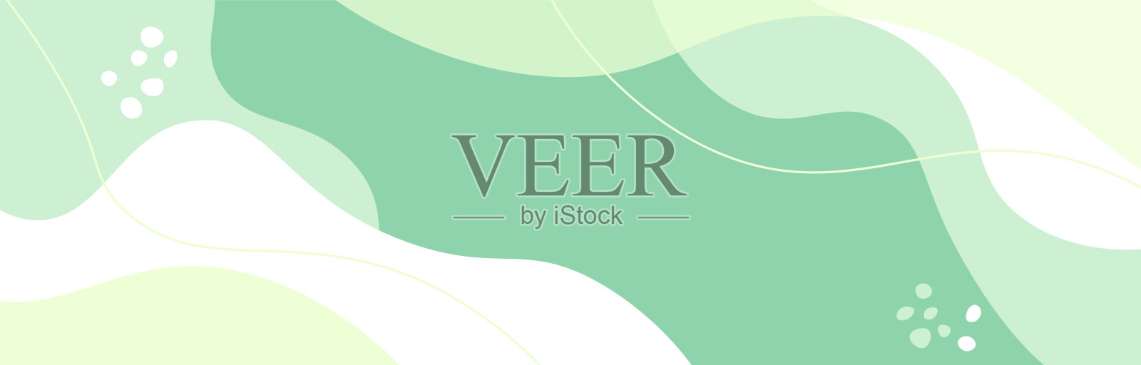 背景与有机平滑的平面形状插画图片素材