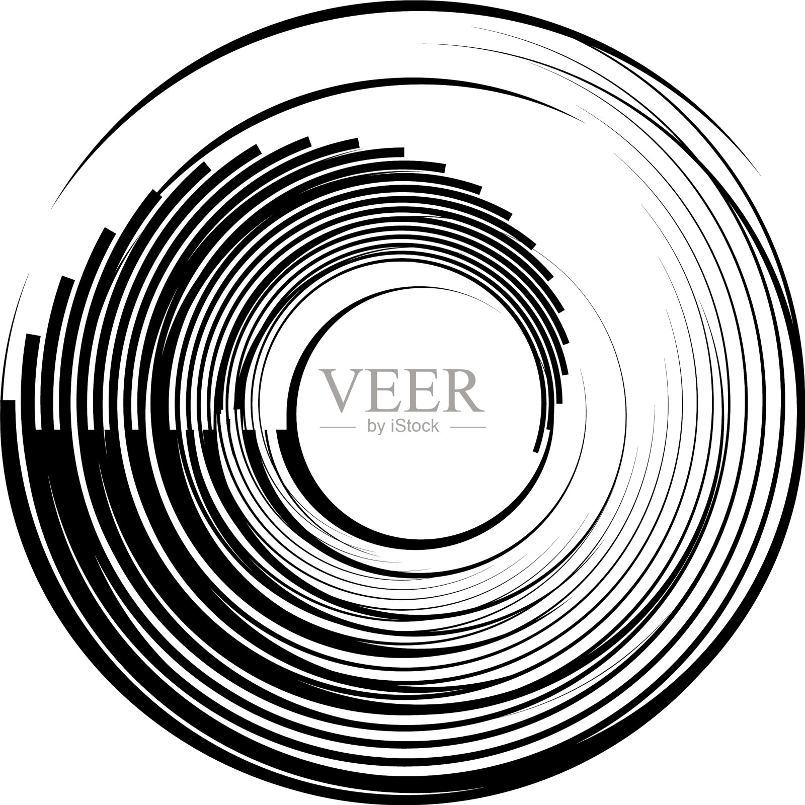 叠加抽象螺旋、漩涡、漩涡蜗壳插画图片素材