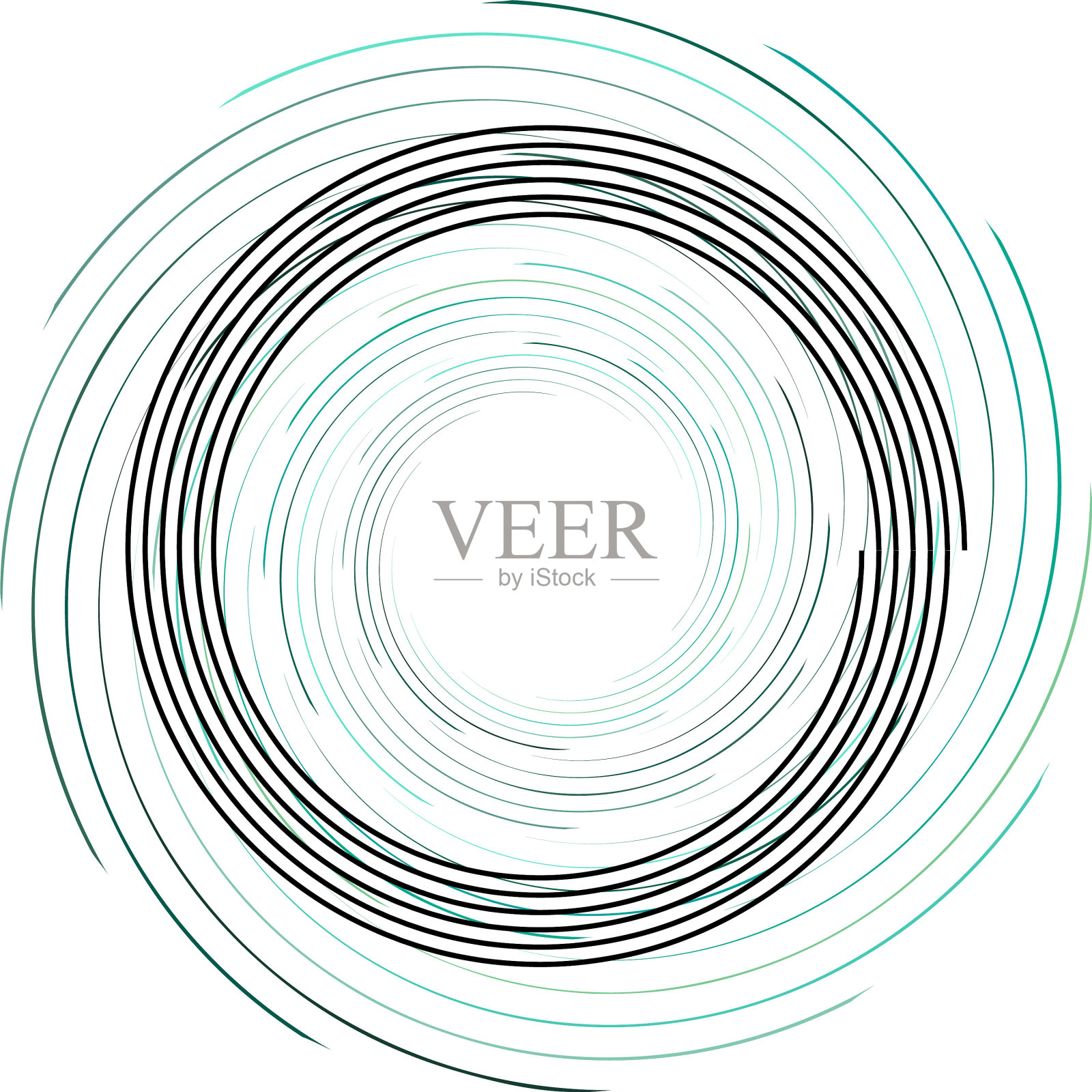 叠加抽象螺旋、漩涡、漩涡蜗壳插画图片素材