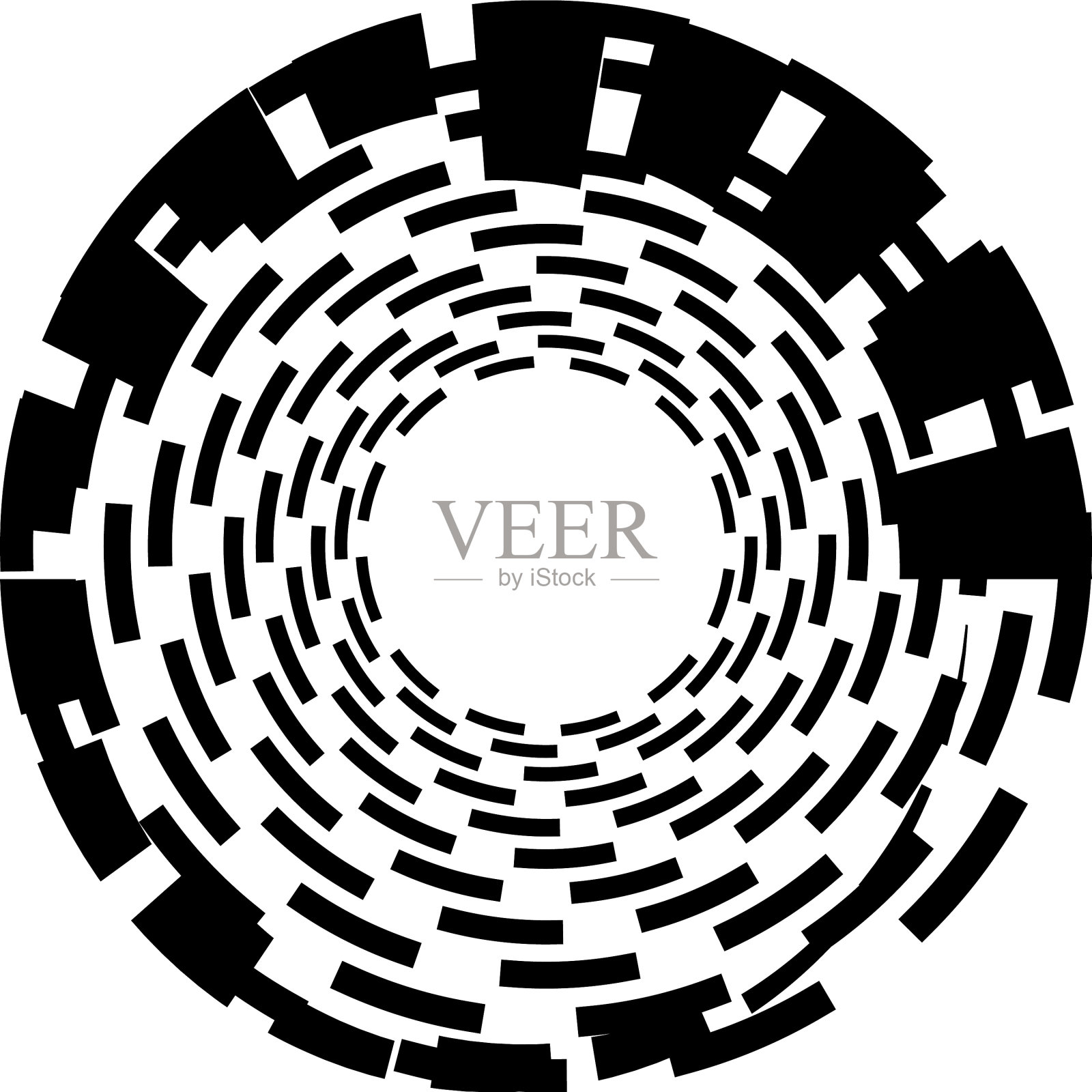 叠加抽象螺旋、漩涡、漩涡蜗壳插画图片素材