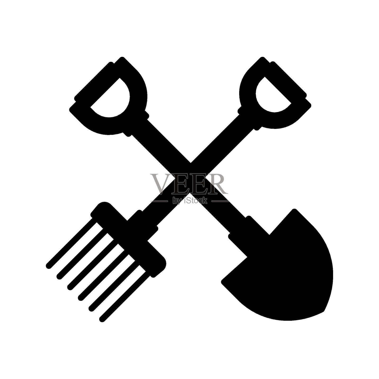 铲插画图片素材