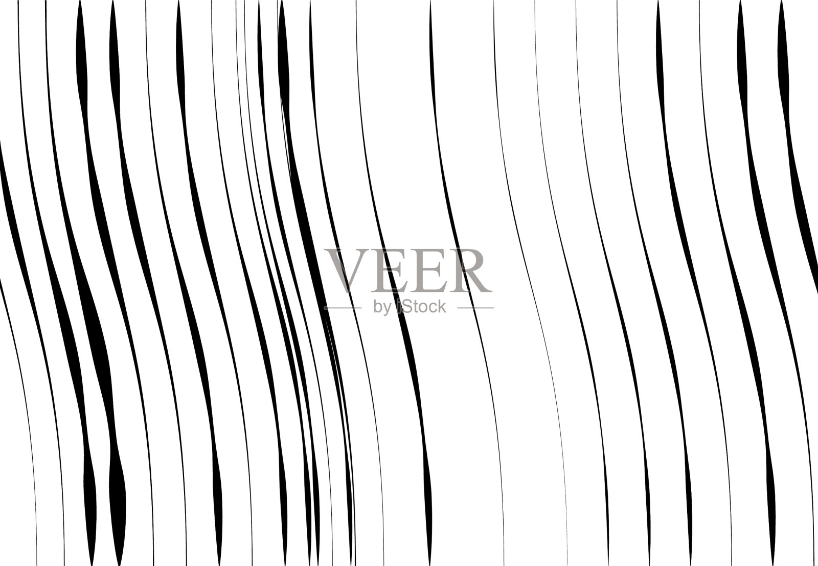 抽象波浪起伏,波浪起伏的线条插画图片素材