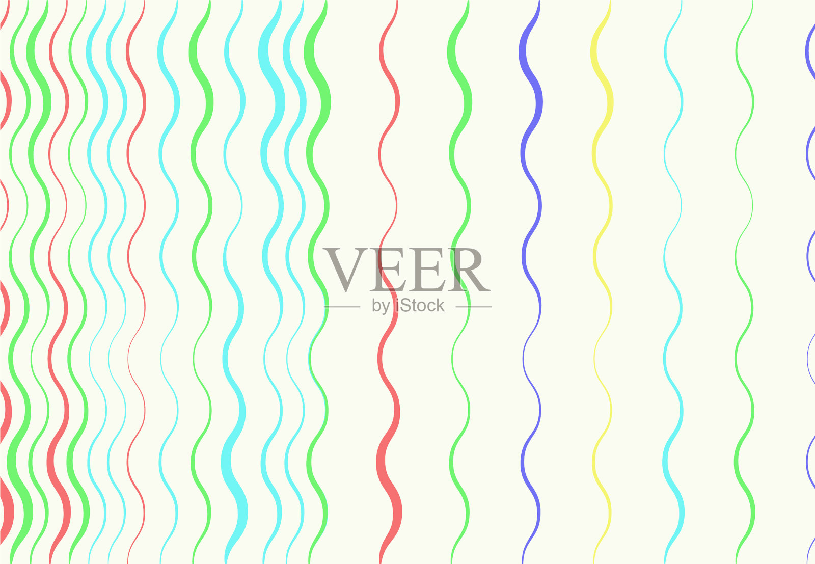 抽象波浪起伏,波浪起伏的线条插画图片素材