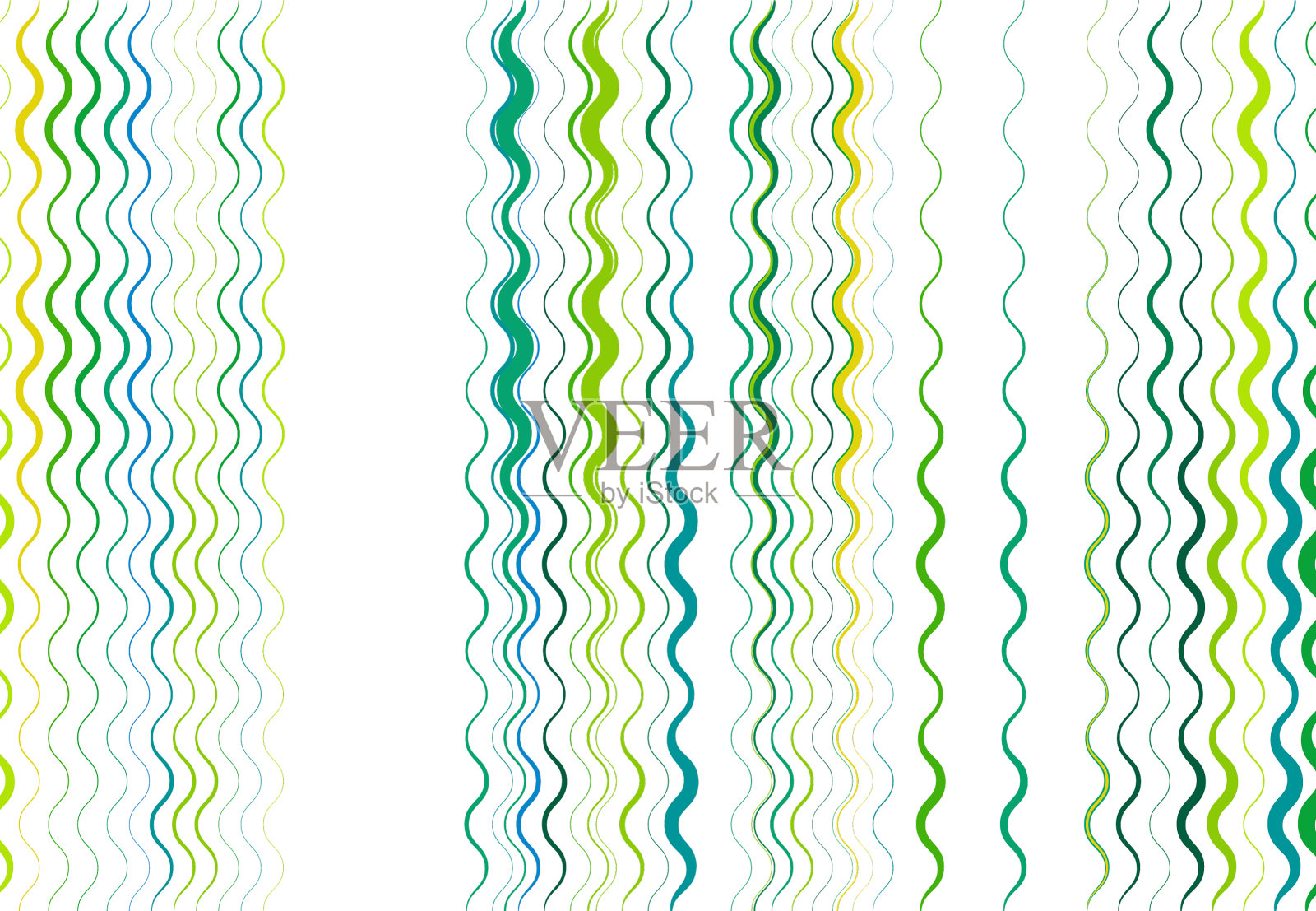 抽象波浪起伏,波浪起伏的线条插画图片素材