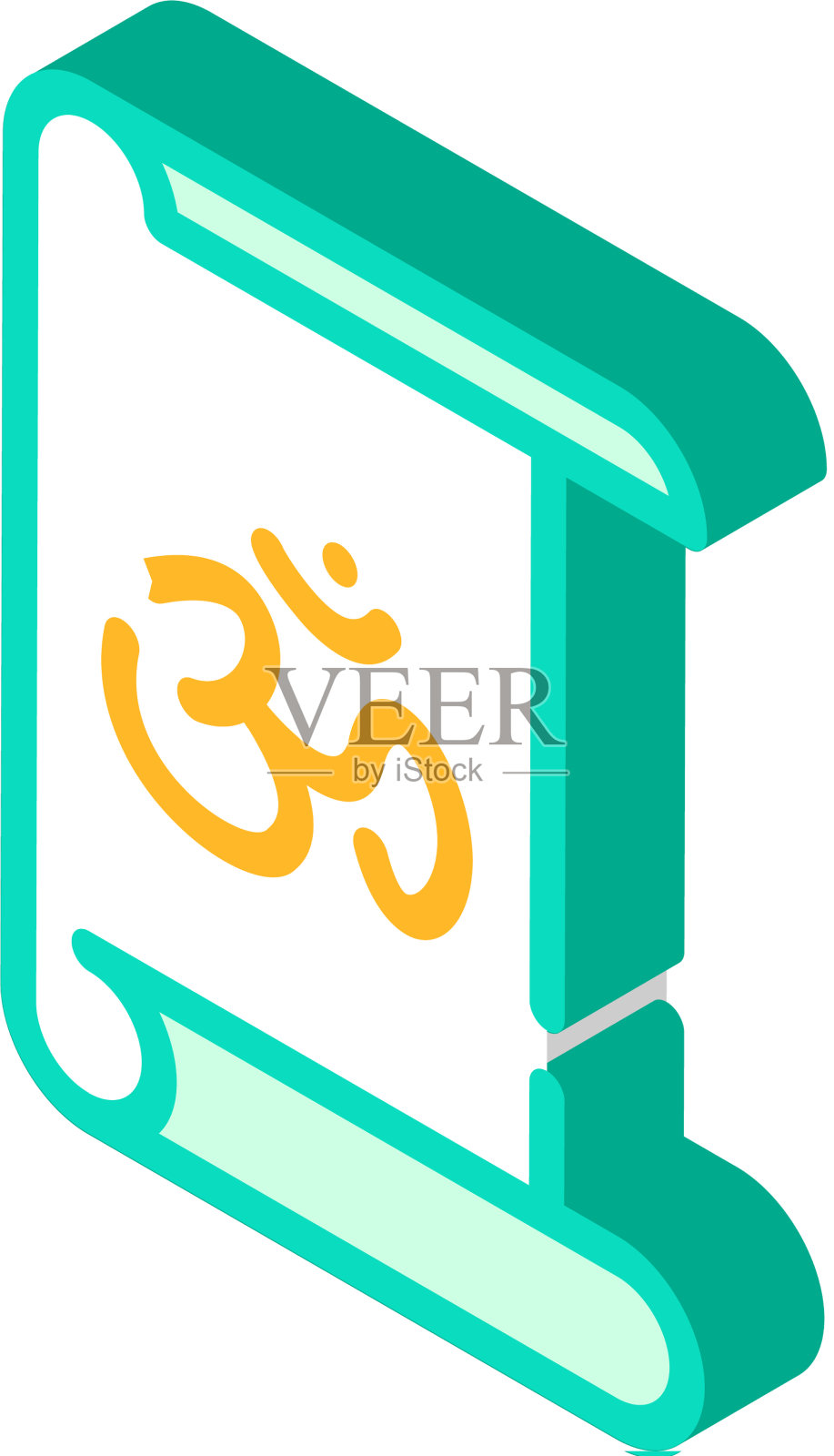 瑜伽训练等距图标设计元素图片