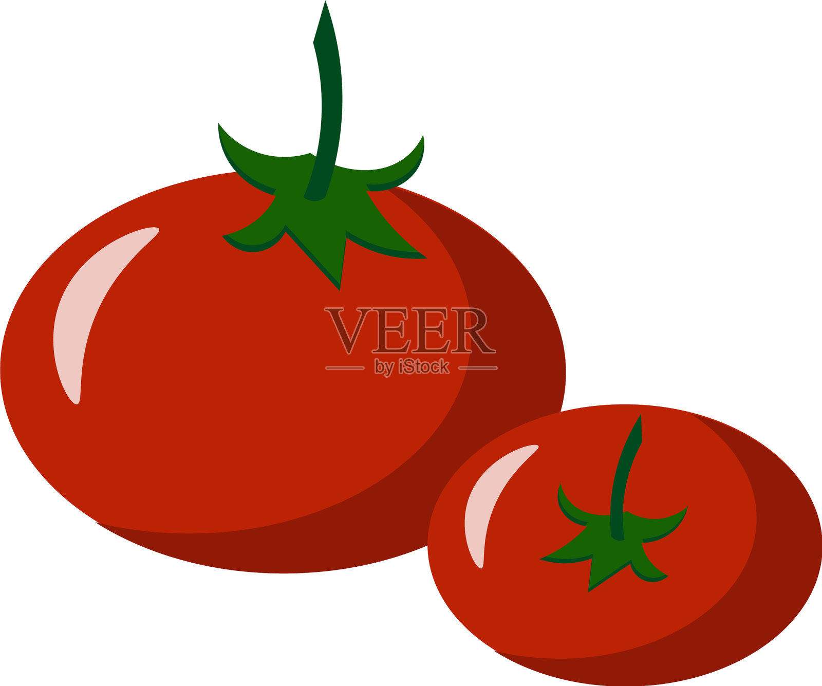 番茄健康食品设计元素图片