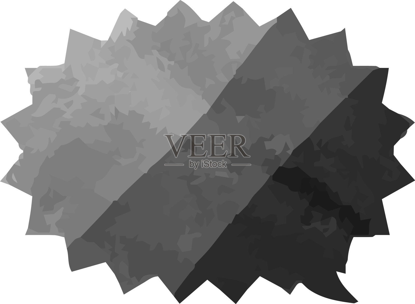 单色水彩式卡通演讲气球插画图片素材