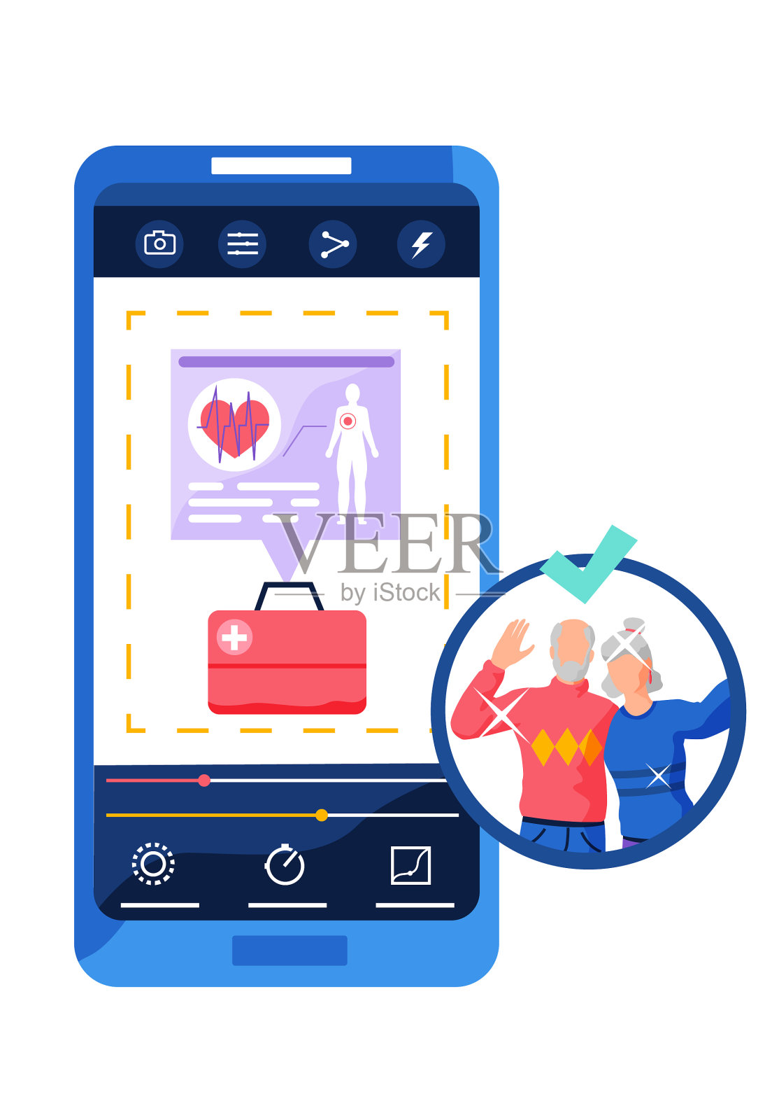 在网上医学图片处理上设计元素图片