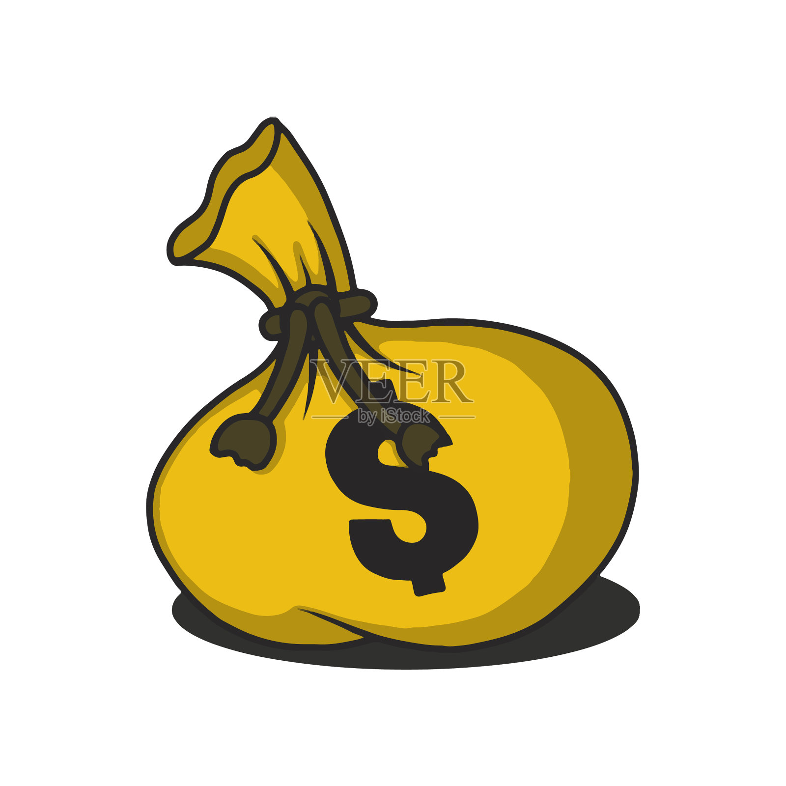 钱袋钱,现成的模板适合设计元素图片